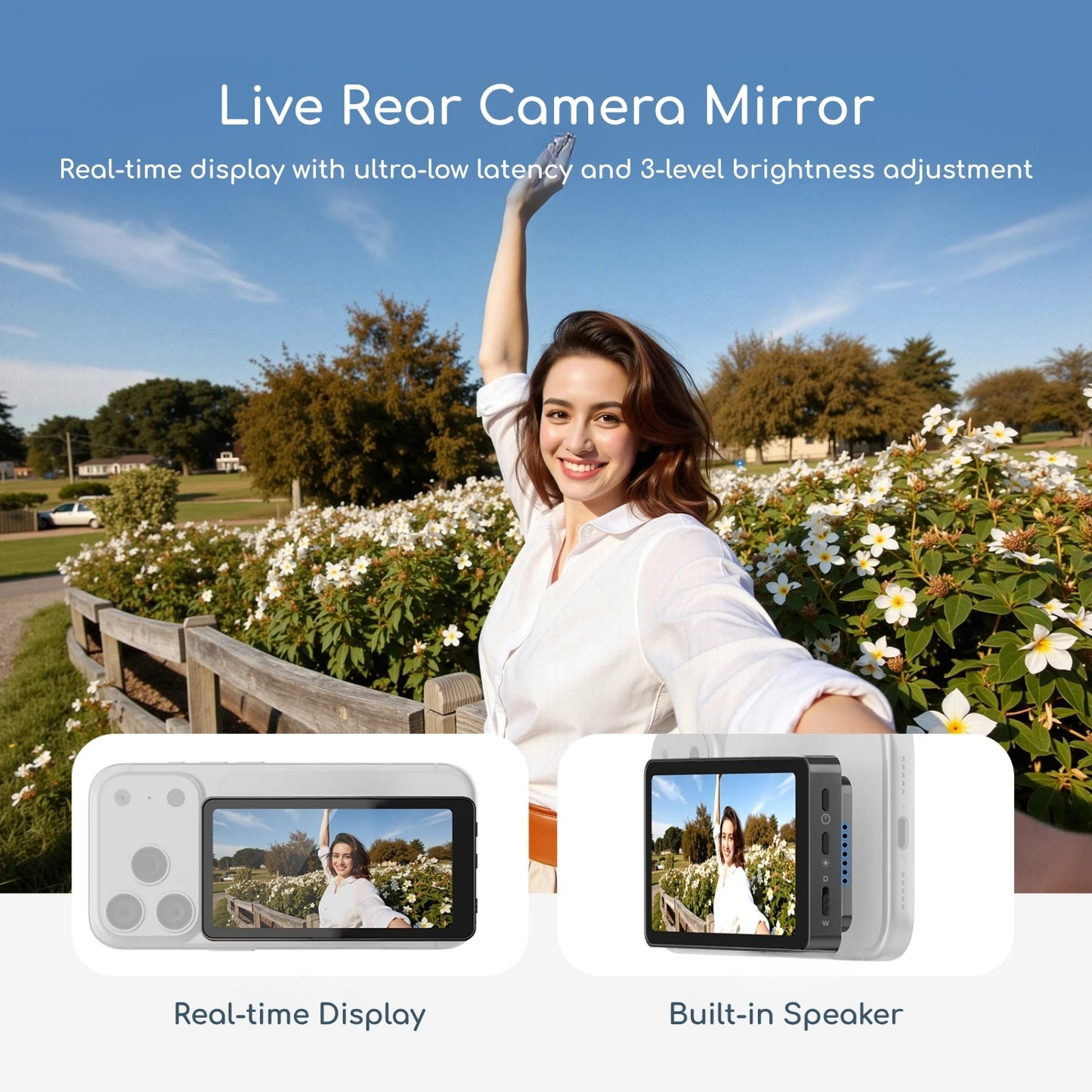 duomira™ - Smartphone Vlogging & Selfie Monitor