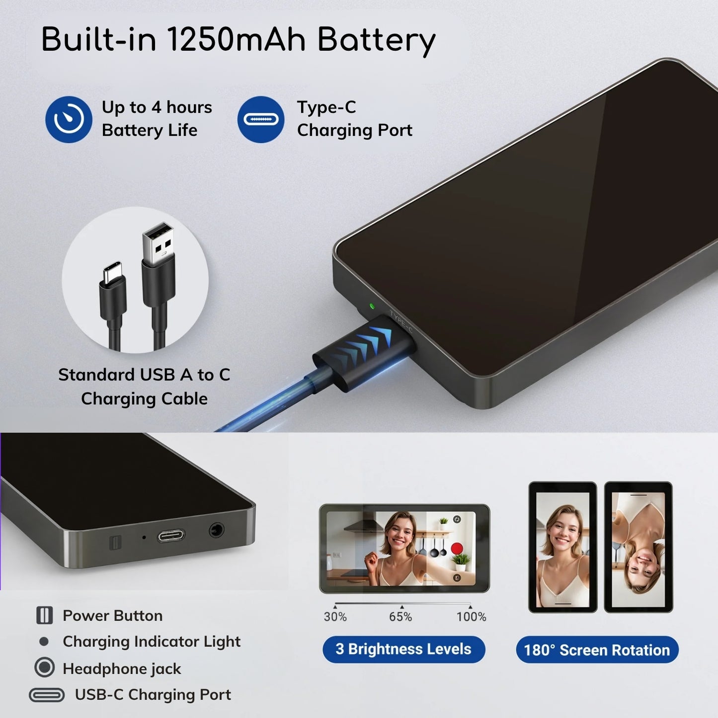 duomira™ - Smartphone Vlogging & Selfie Monitor